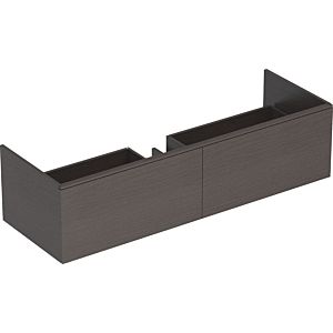 Geberit Xeno² Geberit Xeno² 500348431 139.5x35x47.3cm, with 2 drawers, melamine wood structure / culture gray
