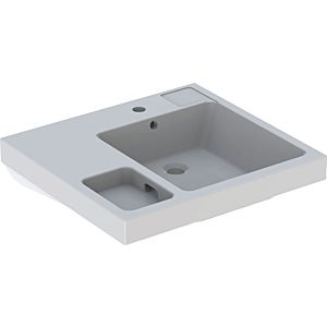 Geberit Bambini washbasin 162700600 60 x 55 cm, with tap hole on the right, with overflow, white KeraTect