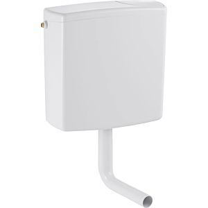 Geberit exposed cistern 140000EP1 low-hanging, condensation-insulated, flush stop, pergamon