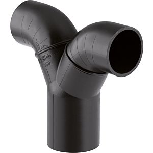 Geberit Pe double connection elbow 365472161 DN 70/56, 90 degrees, PE-HD, for sleeve