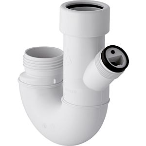 Geberit double chamber odor trap 252053111 Ø 40 mm, for device connection, plastic, white