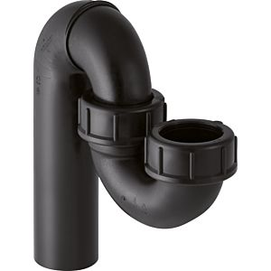 Geberit pipe bend odor trap 152038161 DN 50/50, vertical inlet / outlet, PE-HD, black