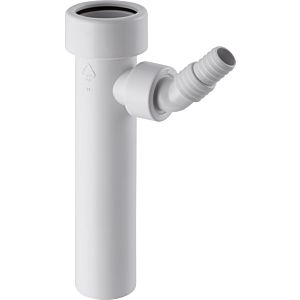 Geberit connection piece 152274111 Ø 40 mm, with compression fitting and angled hose nozzle, white