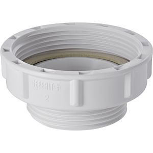 Geberit reduction ring 213906111 G 2 x G 2000 2000 / 2, with flat seal, white