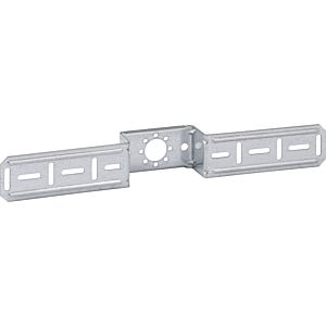 Geberit mounting plate 601733001 offset, simple, galvanized, for a valve connection