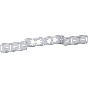 Geberit mounting plate 601732001 offset, simple, galvanized, for two fitting connections 73 / 153mm