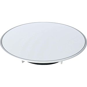 Geberit d90 Duschwannen cover 150266011 Plate white/matt, ring high-gloss chrome-plated, water seal height 30/50mm