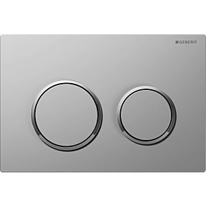 Geberit Omega cover plate 115085JQ1 plate / button matt-vc, ring high-gloss-vc, for dual flush