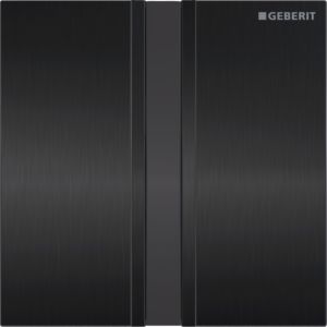 Geberit infrarouge Urinal control Typ 50 116026QD1 secteur, chasse d&#39;eau électronique, brossé / chrome noir