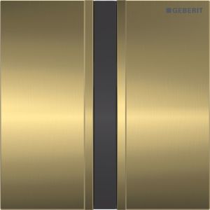 Geberit infrared Urinal control Typ 50 116036QF1 with electronic flush actuation, battery operation, brushed / brass