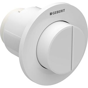 Geberit WC control Typ 01 116044111 pneumatic, plastic, dual flush, protruding, alpine white