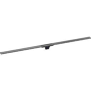 Geberit CleanLine shower channel 154441QC1 30-130 cm x 4.4 cm, brushed black chrome, flush with the floor