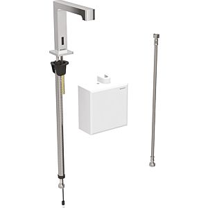Geberit Brenta infrared basin mixer 116173211 free-standing, battery-operated, AP function box, high-gloss chrome-plated, without mixer