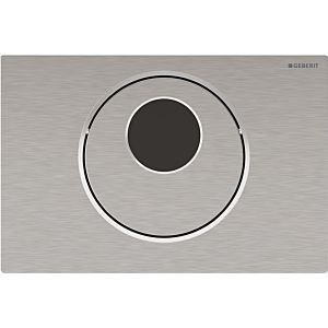 Geberit WC control 115890SN6 mains operation, 801 flush, Stainless Steel brushed
