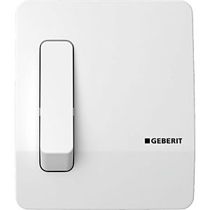 Geberit manual release, pneumatic 115558111 for urinal cover plate. white alpine