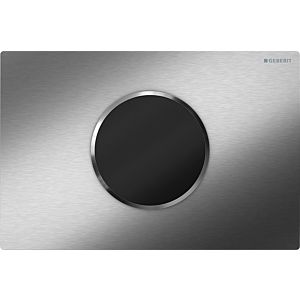 Geberit WC control 115909SN6 Battery operation, 801 flush, screwable, Stainless Steel brushed