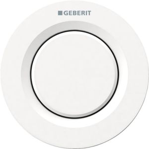 Geberit WC control Typ 01 116040111 pneumatique, plastique, 2000 flush, bouton de rinçage, blanc alpin
