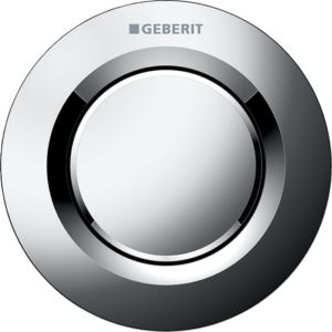Geberit WC control Typ 01 116040211 pneumatique, plastique, 2000 , bouton de rinçage, chromé brillant