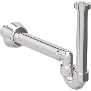 Geberit elbow 2000 2000 151108211 match2 match2 / 4 &quot;x 40 mm, for wash basin and Bidet , horizontal outlet, high-gloss chrome-plated
