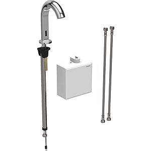 Geberit Piave infrared basin mixer 116166211 stand assembly, generator operation, AP function box, high-gloss chrome-plated, with mixer