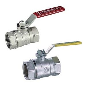 Opal ball valve R250X010 chrome-plated brass, 3 &quot;, heavy model, lever handle