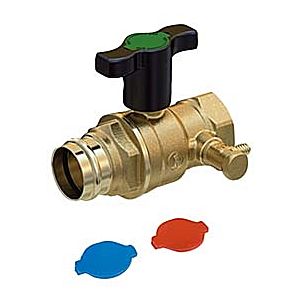 Opal ball valve R851VY154 3/4 &quot;x22mm, press connection, with wing handle