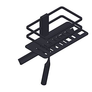 Giese Piano shower basket 30766-14 holder for razor + wiper, matt black