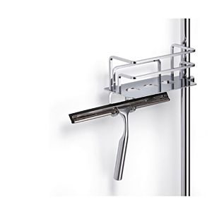 Giese Optisign shower basket 3078702 retrofit. Installation of shower rail on the left, with puller