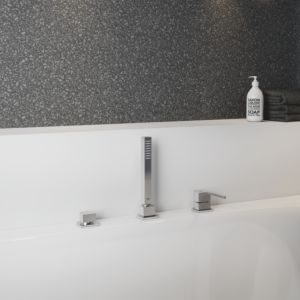 Grohe Plus 3-hole bath combination 23845003 Conversion bath / shower, with temperature limiter, chrome