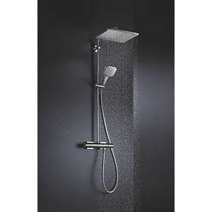 Grohe Rainshower système de douche 26649000 de chrome, avec thermostat AP, bras de douche émerillons 45cm