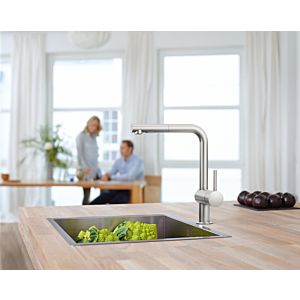 Grohe Minta kitchen mixer 30274DC0 supersteel, pull-out spout