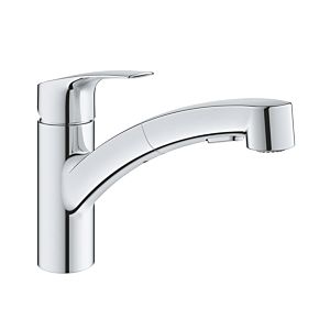 Grohe Eurosmart kitchen faucet 30305001 chrome, with pull-out dual spray