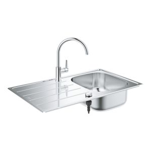 Grohe built-in sink set 31562SD1 86x50cm, 2000 , with single lever sink mixer, Stainless Steel
