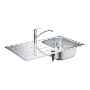 Grohe built-in sink set 31565SD1 86x50cm, 2000 , with single-lever sink mixer, Stainless Steel