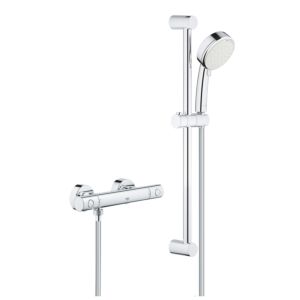 Grohe Grohtherm 800 Cosmopolitan shower thermostat 34768000 chrome, DN 15, with shower set