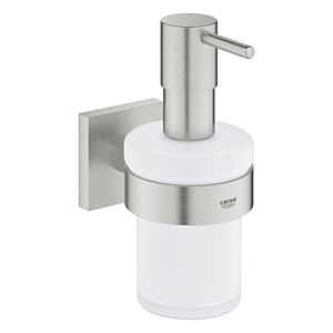 Grohe Start Cube soap dispenser with holder 41098DC0 Supersteel