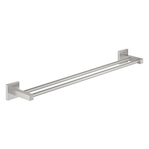 Grohe Start Cube double towel rail 41104DC0 Supersteel, 600 mm