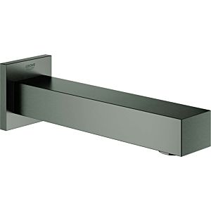 Grohe Eurocube bath spout 13303AL0 brushed hard graphite, projection 17 cm, wall mounting
