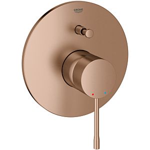Grohe Essence bath mixer 19285DL1 brushed warm sunset, concealed mixer