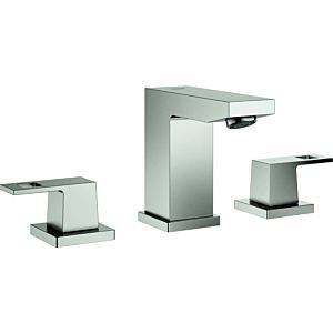Grohe Eurocube 3-hole basin mixer 20351DC0 supersteel, with waste set