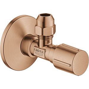 Grohe angle valve 22037DL0 2000 / 2 &quot;x 3/8&quot;, metal handle, rosette, 2000 cm, brushed warm sunset