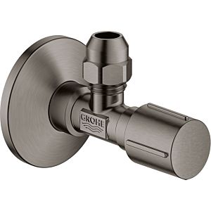 Grohe angle valve 22039AL0 brushed hard graphite, DN 15, self-sealing connection thread