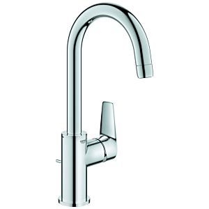 Grohe BauEdge basin mixer 23760001 1/2&quot;, L-Size, with pop-up waste, temperature limiter, chrome
