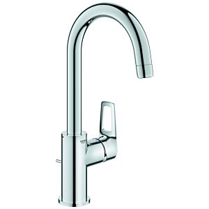 Grohe BauLoop basin mixer 23763001 1/2&quot;, L-size, with waste set, with temperature limiter, chrome