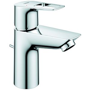 Grohe BauLoop basin mixer 23877001 1/2&quot;, S-Size, with waste set, temperature limiter, chrome
