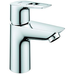 Grohe BauLoop basin mixer 23879001 1/2&quot;, S-Size, with waste set, temperature limiter, smooth body, chrome
