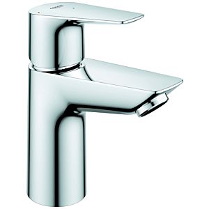 Grohe BauEdge basin mixer 23899001 1/2&quot;, S-Size, with pop-up waste, temperature limiter, smooth body, chrome