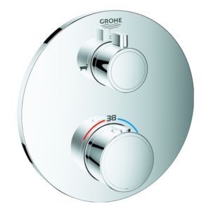 Grohe Grohtherm Grohe 24077000 Grohe concealed bath thermostat with 2-way diverter