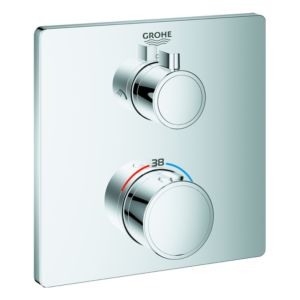 Grohe Grohtherm Grohe 24079000 Grohe concealed shower thermostat with 2-way diverter