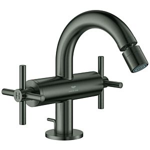 Grohe Atrio bidet two-handle fitting 24353AL0 1/2&quot;, brushed hard graphite